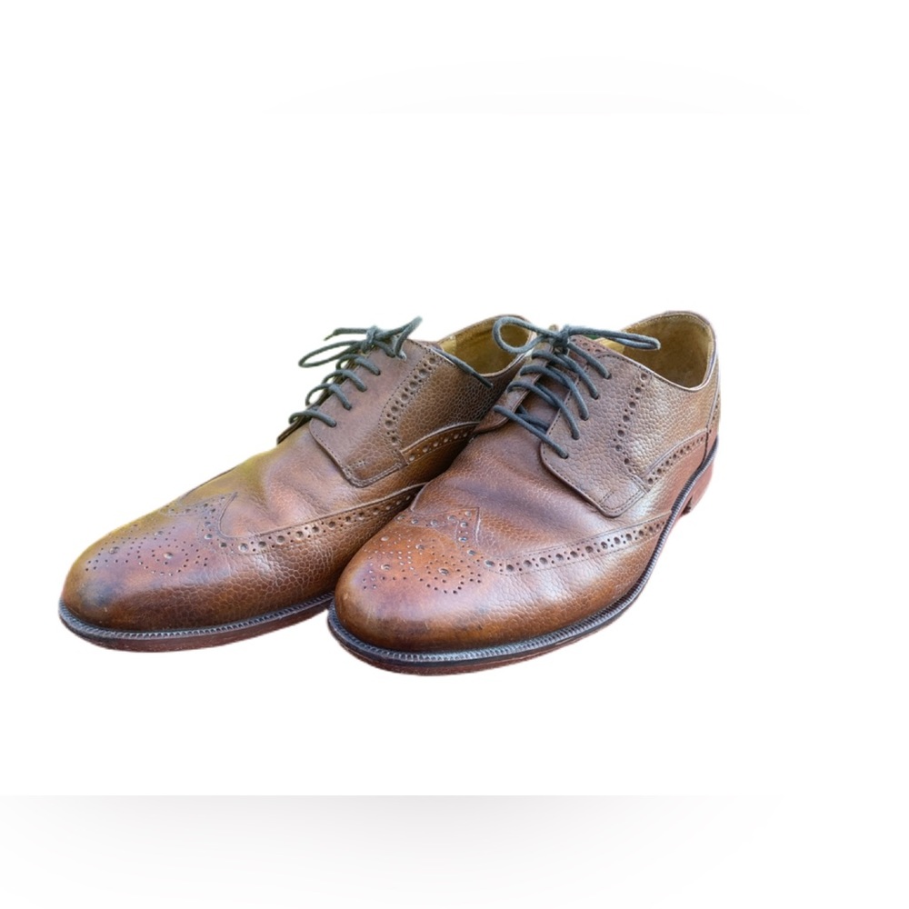 Cole Haan Leather Wingtip Oxfords Size 10